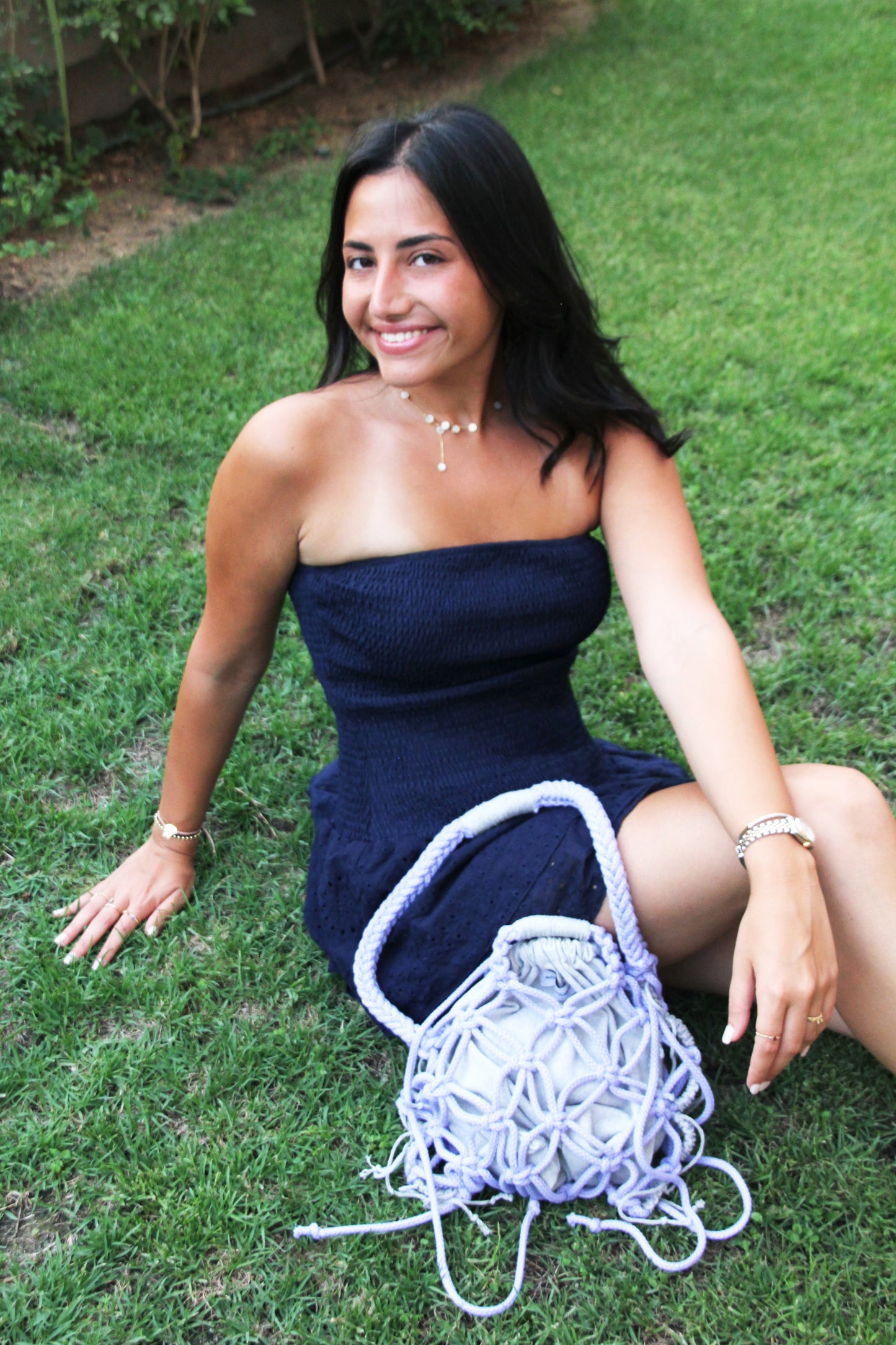Maxi Mākra in grey & lilac