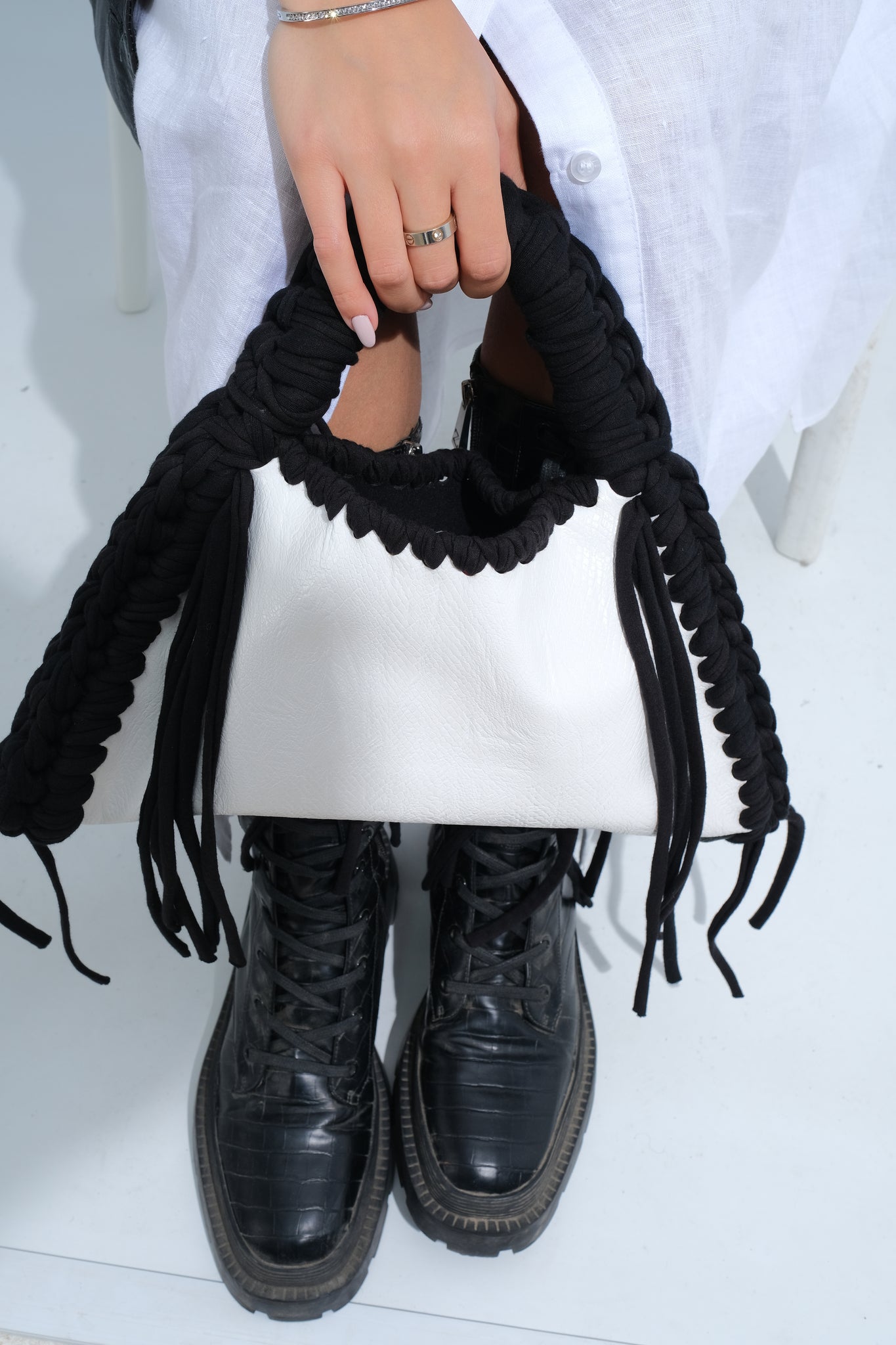 Two Faced Black x White Bag