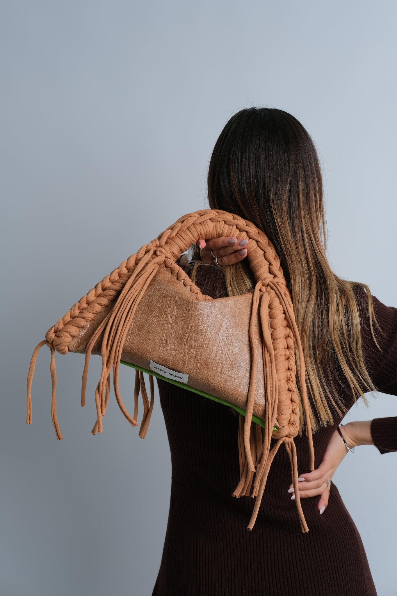 Two Faced Camel x Green Bag