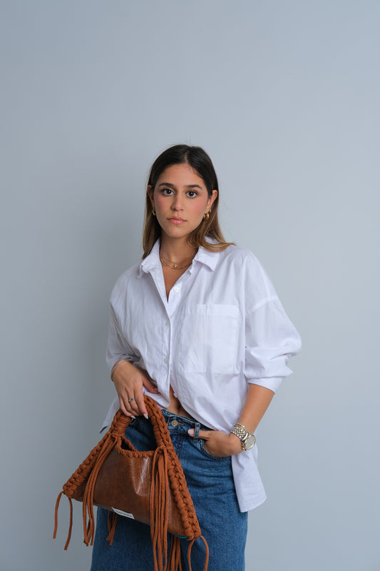 Two Faced Brown x Blue Bag