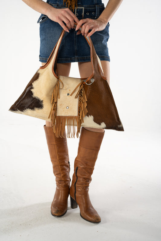 The Buckaroo brown cow print