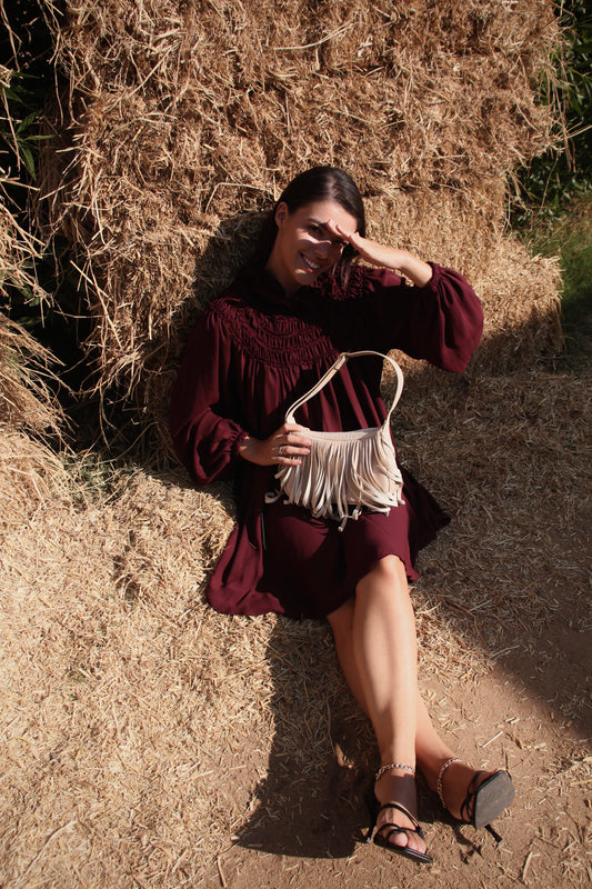 Elora Shoulder in Beige