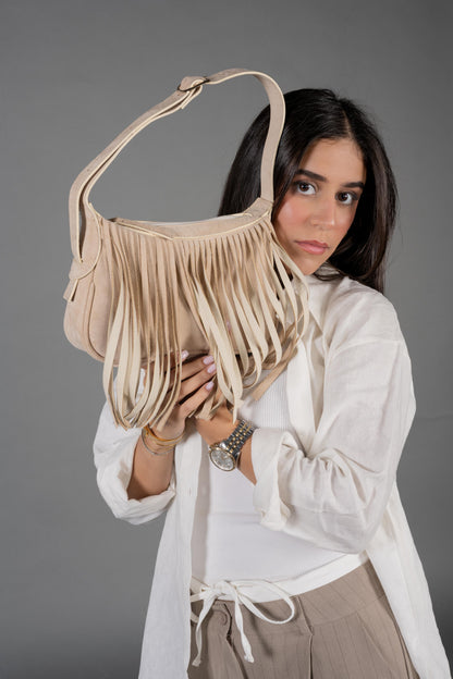 Elora Shoulder in Beige