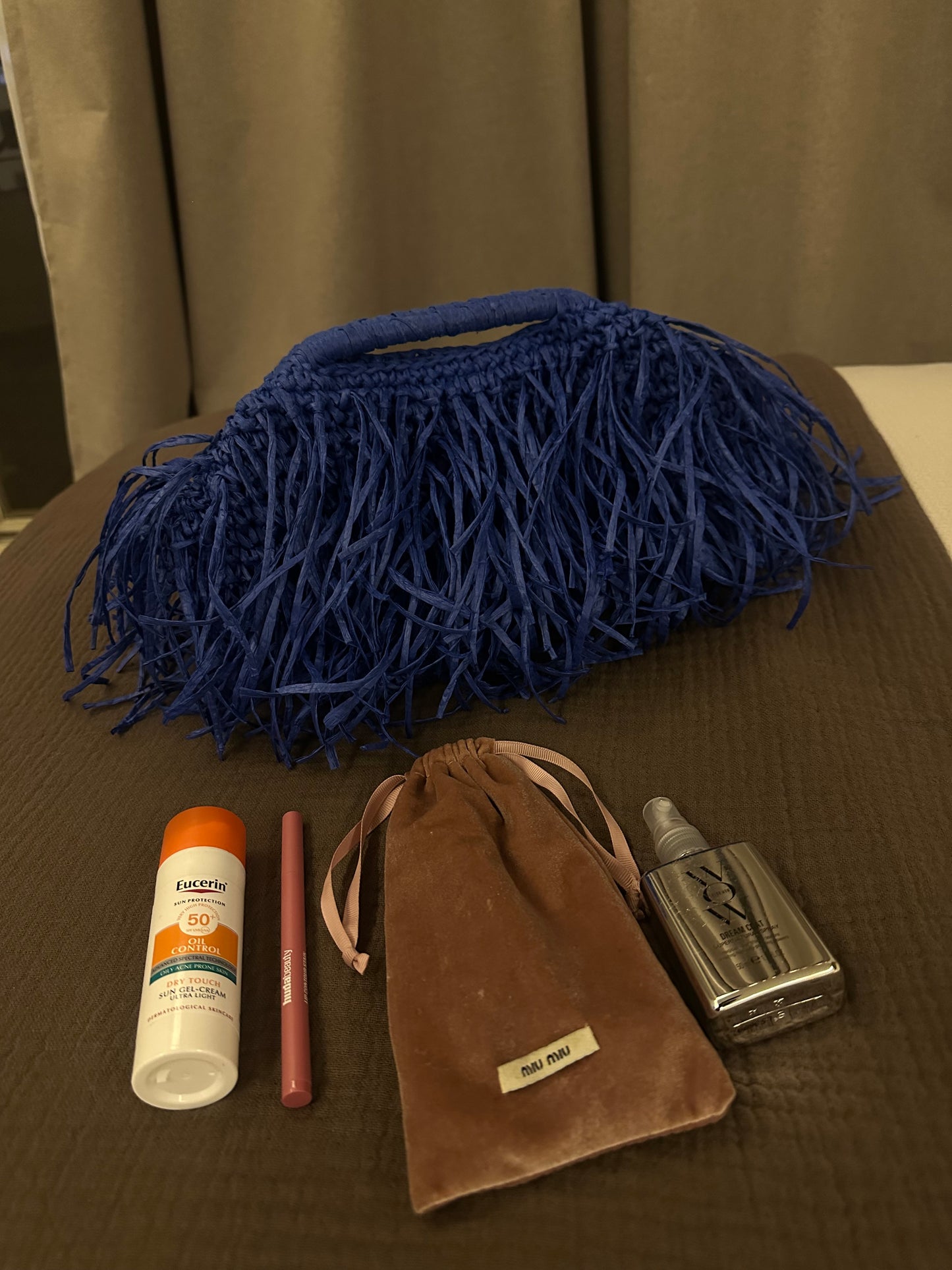 Isla Raffia Clutch