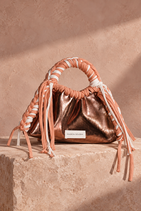 MINI rose gold bag