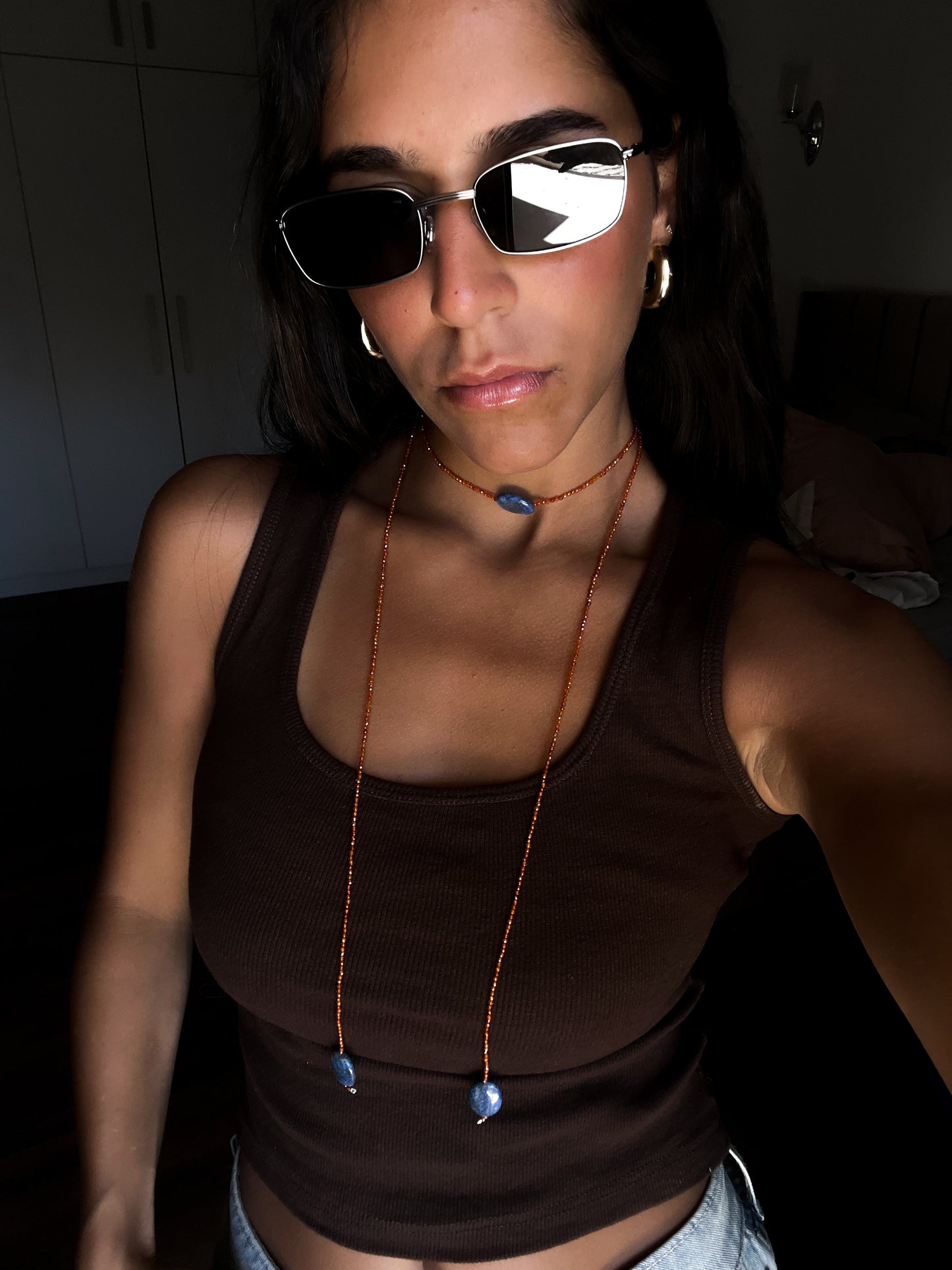 Coral Sky necklace