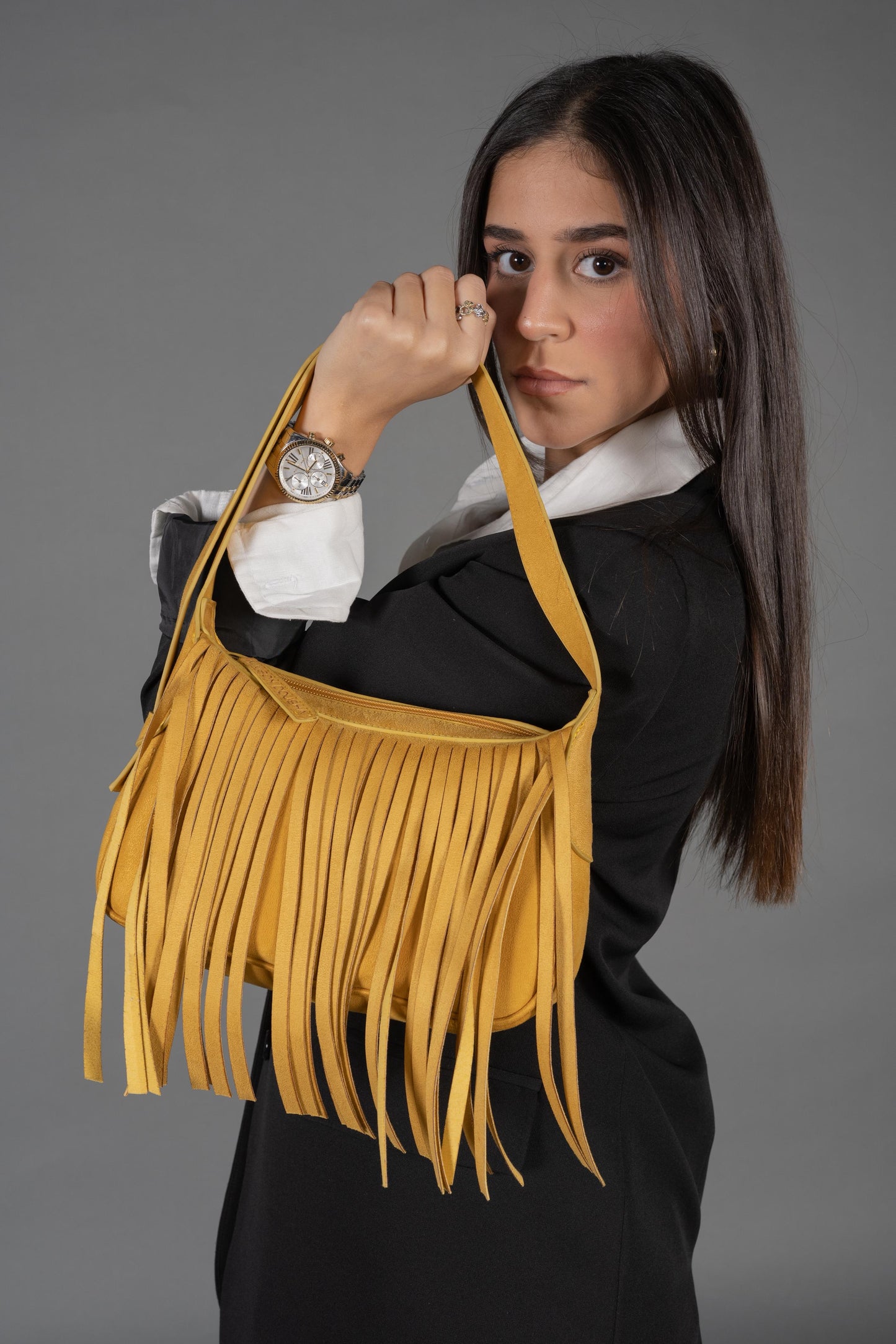 Elora Shoulder in Mustard