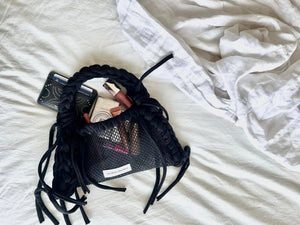 Black mesh Bag