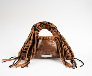 Brown leather bag